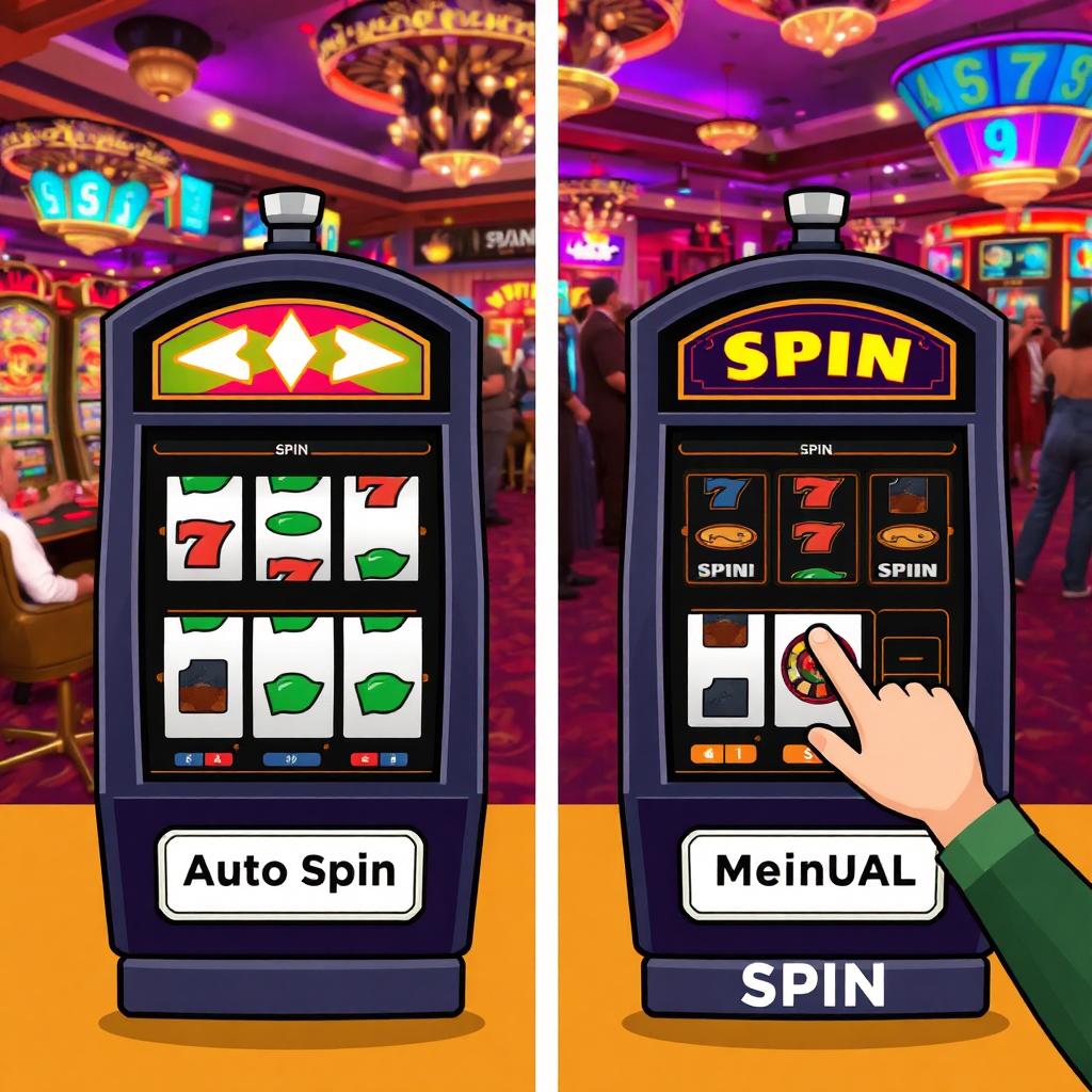 Main Slot Auto Spin vs Manual