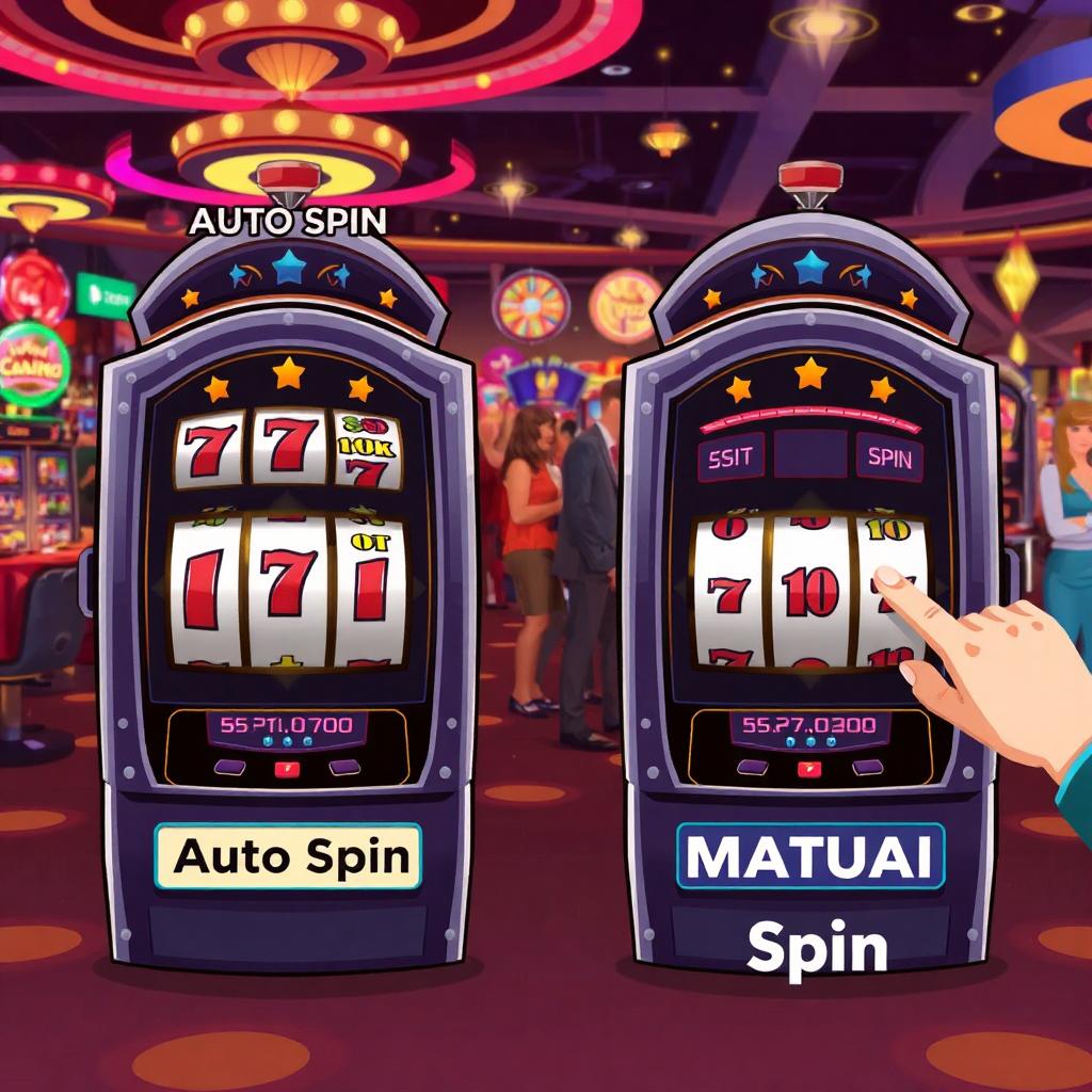 Main Slot Auto Spin vs Manual