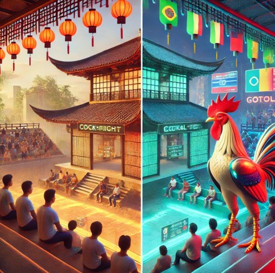 Perbedaan Arena Sabung Ayam